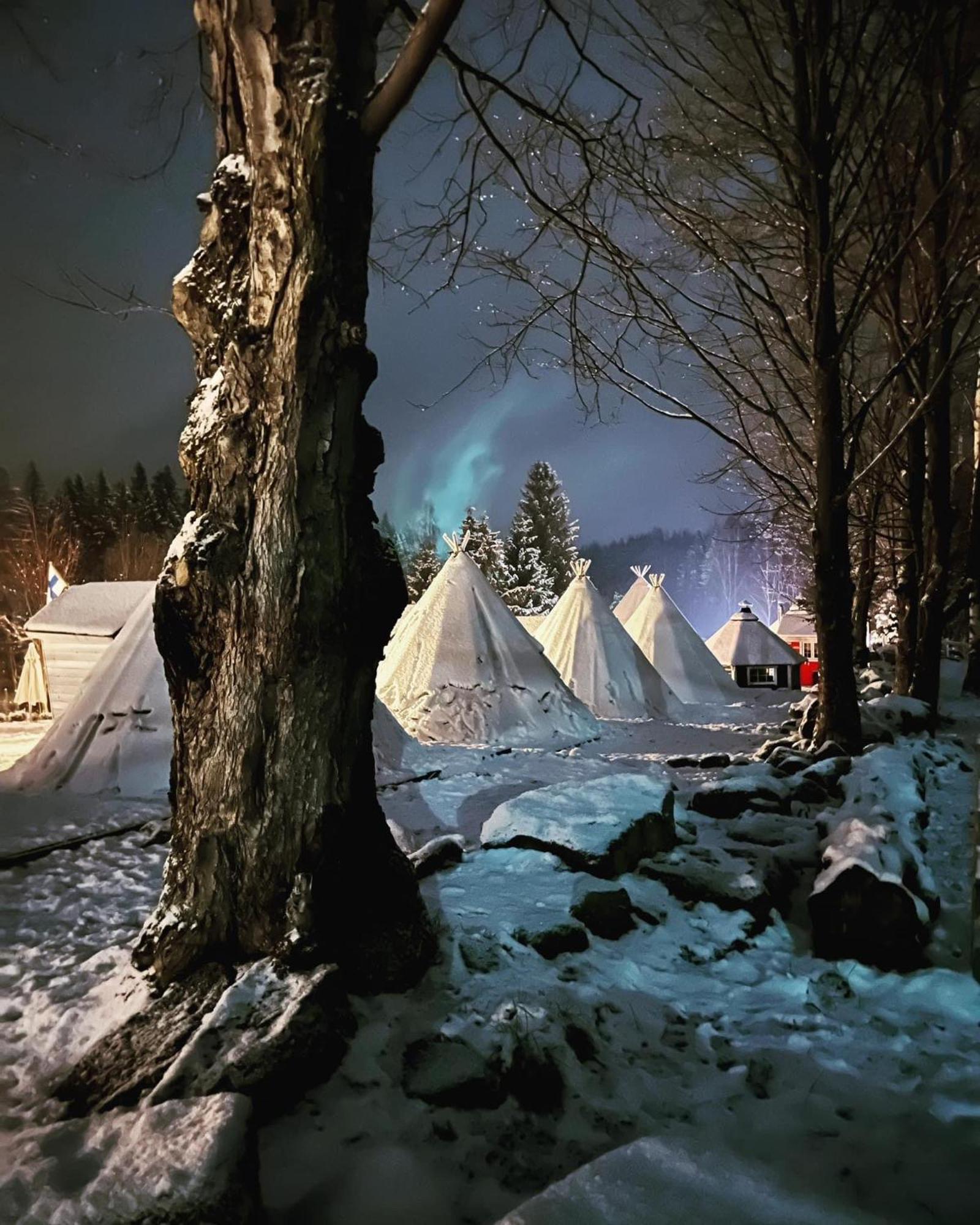 Finska Wioska Kalevala Hotel Borowice Buitenkant foto